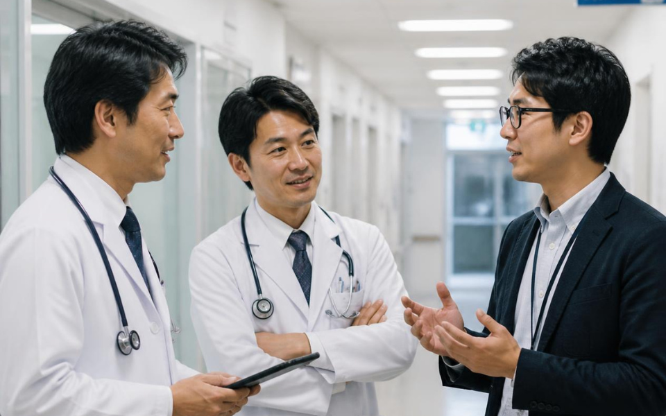 japanese-doctors-talking-with-engineers